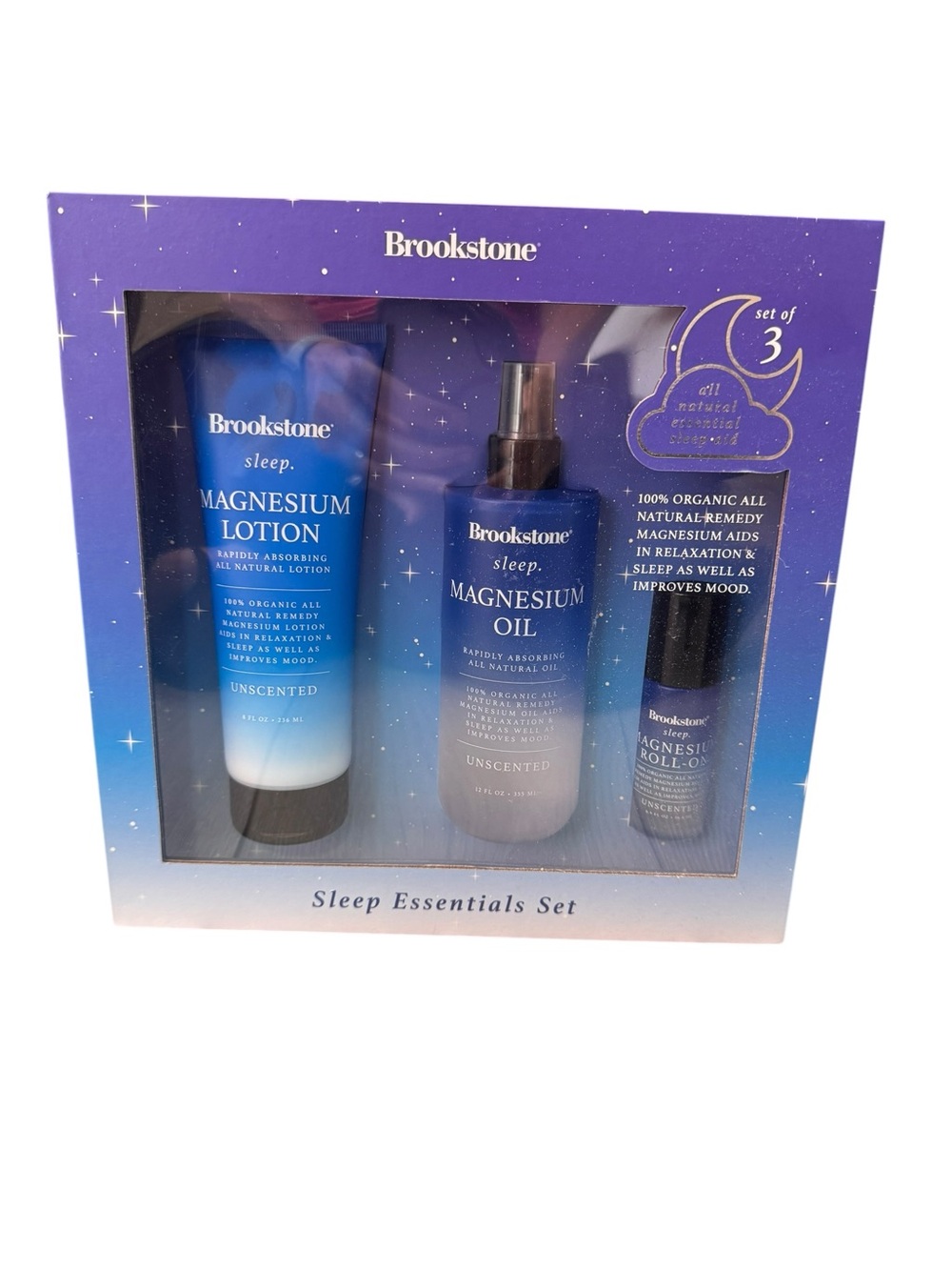 Brookstone Sleep Essentials Box NEW